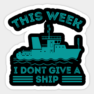 Funny Retro Cruise Art For Men Women Cruising Ship Vacation Lovers Sticker